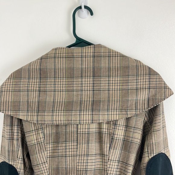 Rebecca King Plaid Belted Fall Jacket - Picture 6 of 10